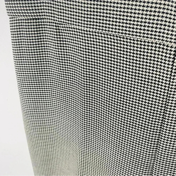 NEW Ann Taylor High Waist Side Zip Trouser Pant Houndstooth - Picture 6 of 10